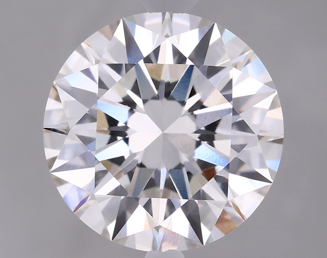 3.07ct Round · F · VVS1 · IGI