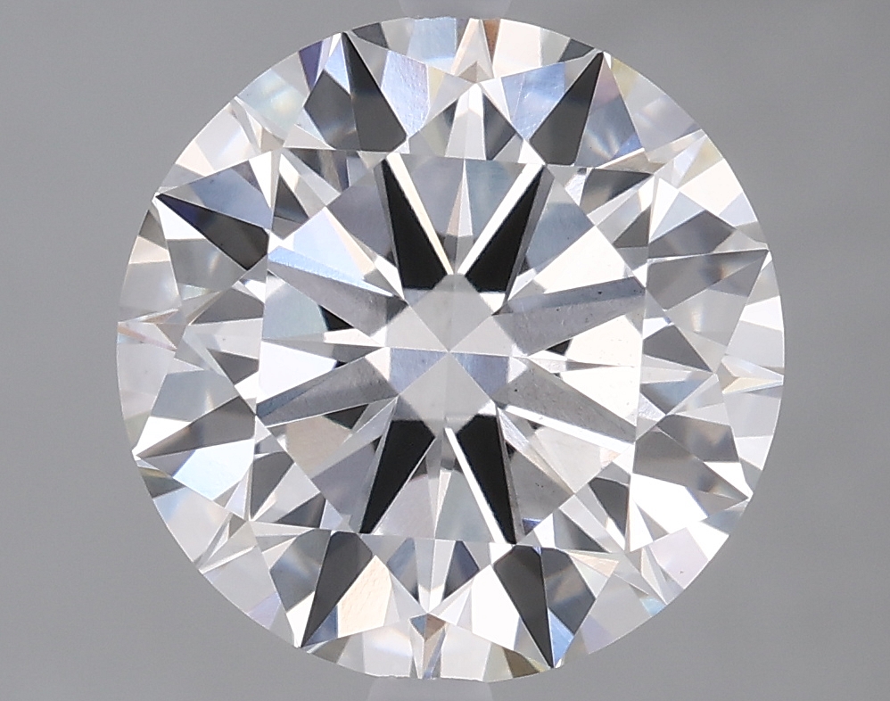 Actual 2.51 carat H Round lab-grown diamond