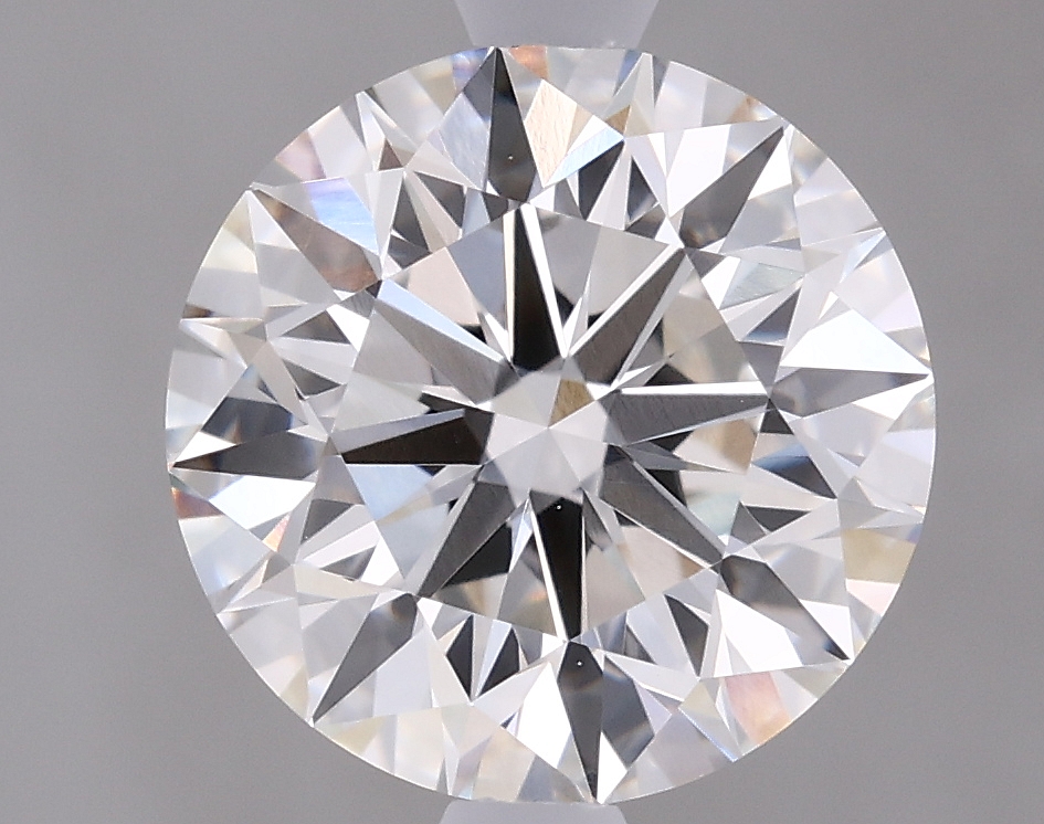 Actual 2.01 carat F Round lab-grown diamond