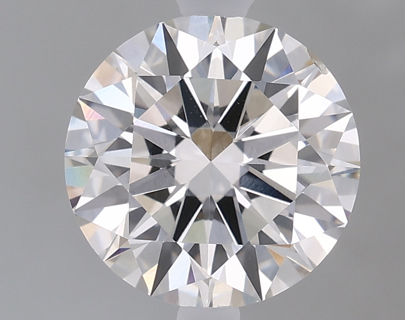 Actual 1.51 carat G Round lab-grown diamond